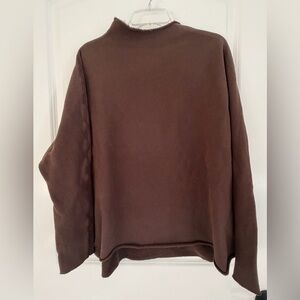 Frank & Eileen Chocolate Fleece Top
